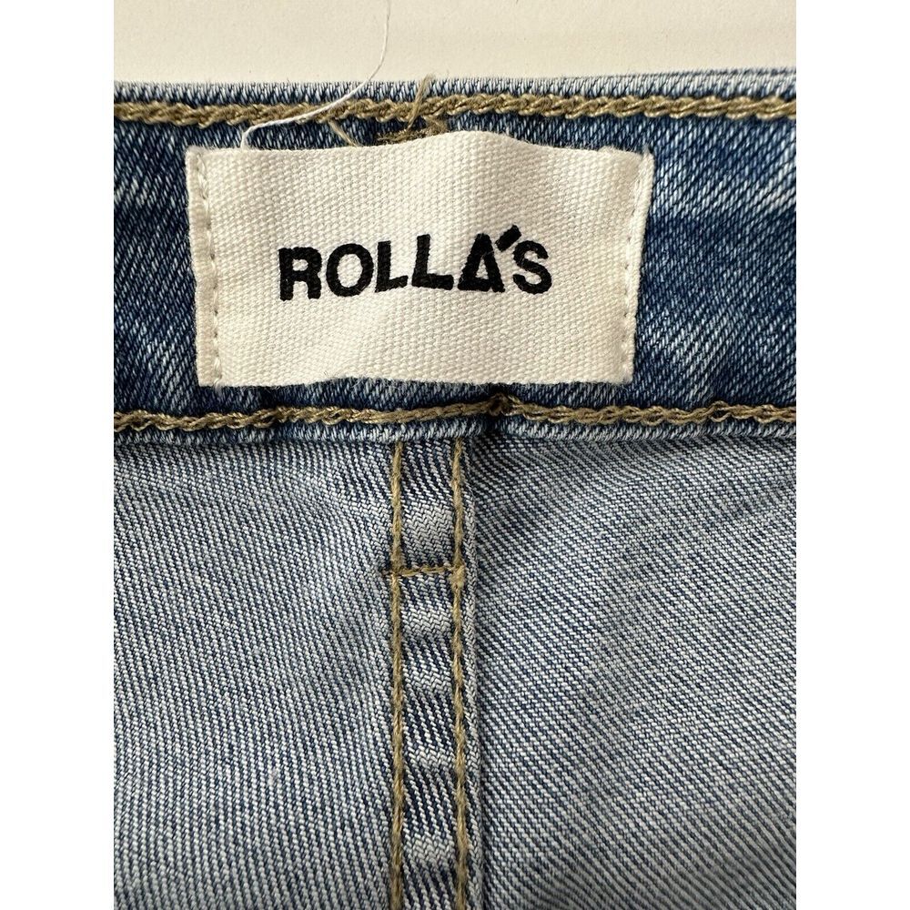 Rolla's Original Jeans Women Size‎ 30 Blue High Rise Stretch Denim Ankle - Picture 3 of 10